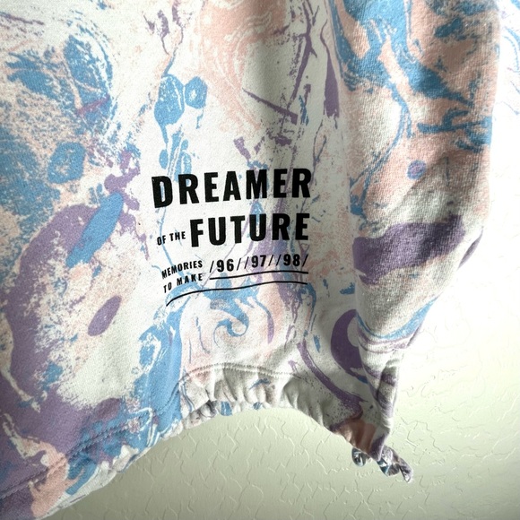 H&M girls tie die drawstring sweater - Picture 4 of 5